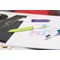 Bic 4 Colours Fashion Ball Pen, Pink Purple Turquoise Lime Green, Pack of 12