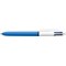 Bic 4 Colours Ball Pen, Blue Black Red Green, Pack of 12