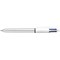 Bic 4 Colours Shine Ballpoint Silver Barrel Pack of 12