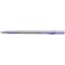 Bic Round Stic Grip Pen, 1.0mm Tip, 0.4mm Line, Purple, Pack of 40