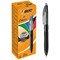 Bic 4 Colours Grip Pro Ball Pen, Blue Black Red Green, Pack of 12