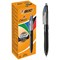 Bic 4-Colour Grip Pro Ball Pen, Blue Black Red Green, Pack of 12