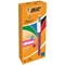 Bic 4 Colours Shine Ballpoint Purple Barrel Pack of 12