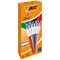 Bic 4 Colours Ballpoint Pens, Assorted, Pack of 12