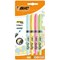 Bic Highlighter Grip Assorted Pastel (Pack of 4)