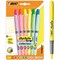 Bic Highlighter Grip Pastel Assorted (12 Pack)