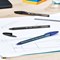 Bic Cristal Ballpoint Pens, Ultra Fine, 0.7mm, Blue, Pack of 20