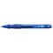 Bic Velocity Retractable Gel Rollerball Pen, Comfort Grip, Blue, Pack of 12