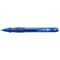 Bic Velocity Retractable Gel Rollerball Pen, Comfort Grip, Blue, Pack of 12