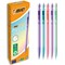 Bic Matic Mechanical Pencil, Medium 0.7 Lead, Pastel, Pack of 12