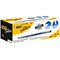 Bic Velleda 1721 Drywipe Marker, Black, Pack of 24