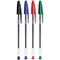 Bic Cristal Ballpoint Pen, Medium, Assorted, Pack of 4