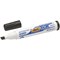 Bic Velleda 1751 Whiteboard Marker, Chisel Tip, Black, Pack of 12