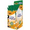 Bic Cristal Ball Pen, Clear Barrel, Green, Pack of 50