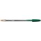 Bic Cristal Ball Pen, Clear Barrel, Green, Pack of 50 Bic Cristal Ball Pen, Clear Barrel, Green, Pack of 50