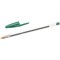Bic Cristal Ball Pen, Clear Barrel, Green, Pack of 50