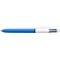 Bic 4 Colour Retractable Ballpoint Pen, Blister, Pack of 10