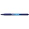 Bic SoftFeel Clic Pen, Retractable, Rubberised Barrel, Blue, Pack of 12