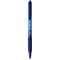 Bic SoftFeel Clic Pen, Retractable, Rubberised Barrel, Blue, Pack of 12