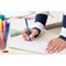 Bic SoftFeel Clic Pen, Retractable, Rubberised Barrel, Blue, Pack of 12