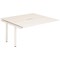Evolve Plus 1600mm B2B Office Bench Desk Ext Kit White Top White Frame