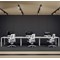 Evolve Plus 1400mm B2B 6 Person Office Bench Desk White Top Silver Frame Evolve Plus 1400mm B2B 6 Person Office Bench Desk White Top Silver Frame