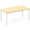 Impulse Rectangular Table, 1600mm, Maple, Silver Box Frame Leg Impulse Rectangular Table, 1600mm, Maple, Silver Box Frame Leg