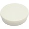 Bi-Office Antimicrobial Round Magnets, 25mm, White, Pack of 10