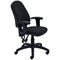 5 Star Lumo Hbk Operator Chair Adjustable Arms Black