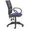 5 Star Lumo Mesh Chair with Fixed Arms Royal Blue