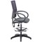 5 Star Lumo Mesh Chair Fixed Arms/Draughtsman Kit Charcoal