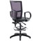 5 Star Lumo Mesh Chair Fixed Arms/Draughtsman Kit Charcoal