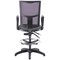 5 Star Lumo Mesh Chair Fixed Arms/Draughtsman Kit Charcoal