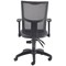5 Star Lumo Mesh Chair with Folding Arms Charcoal