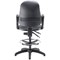 5 Star Lumo Hbk Chair Fixed Arms/Draughtsman Kit Charcoal