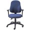 5 Star Lumo High Back Operator Chair Folding Arms Royal Blue