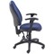 5 Star Lumo High Back Operator Chair Folding Arms Royal Blue