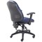 5 Star Lumo High Back Operator Chair Folding Arms Royal Blue