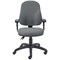 5 Star Lumo Hbk Operator Chair Adjustable Arms Charcoal