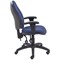 5 Star Lumo Hbk Operator Chair Adjustable Arms Royal Blue