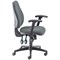 5 Star Teso High Back Task Chair with Folding Arms Charcoal