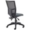 5 Star Lumo Mesh Chair No Arms Charcoal