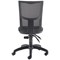5 Star Lumo Mesh Chair No Arms Charcoal