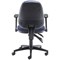 5 Star Teso High Back Task Chair with Folding Arms Blue