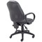 5 Star Lumo High Back Operator Chair Fixed Arms Charcoal