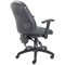 5 Star Lumo High Back Operator Chair Folding Arms Charcoal