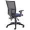 5 Star Lumo Mesh Chair Height Adjustable Arms Royal Blue