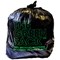 The Green Sack Medium Duty Refuse Sack, 90 Litre, Black, Pack of 200