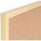 Bi-Office Pastel Cork Noticeboard, 600x400mm, Yellow Wooden Frame