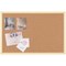 Bi-Office Pastel Cork Noticeboard, 600x400mm, Yellow Wooden Frame